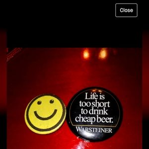 Really cute and funny vintage pinback buttons